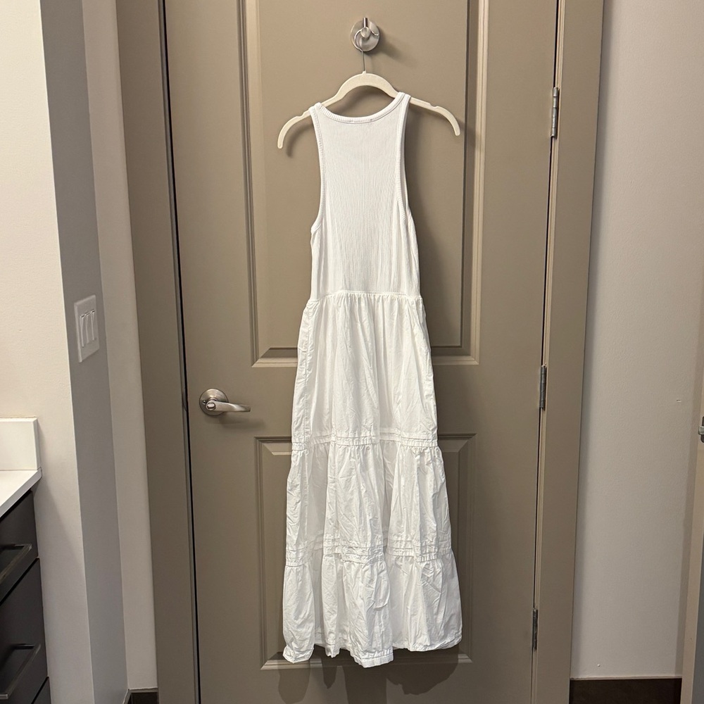 J. Crew Vintage Rib high-neck cutaway tank dress with Poplin Skirt - Picture 4 of 4